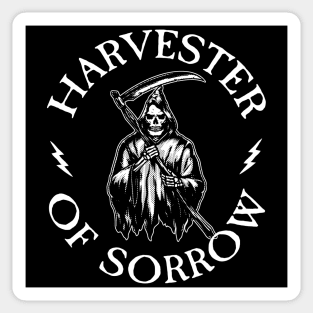 Harvester of Sorrow Heavy Metal Song Sticker